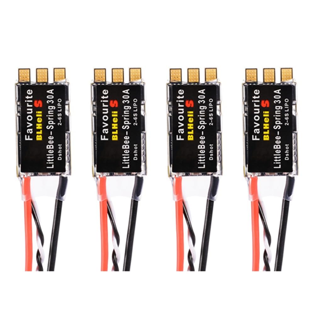 BLHeli-S ESC 30 A Controller elettronico di velocità 4 pezzi, compatibile con DSHOT600 per Drone Multicottero FPV RC Quadcopter