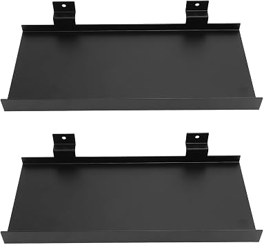 Wall Mounted Shelf, Metal Floating Shelf Display Rack, Acrylic Wall Ledge Modern Wall Mounted Storage Rack for Figurines Crafts Photo Frames