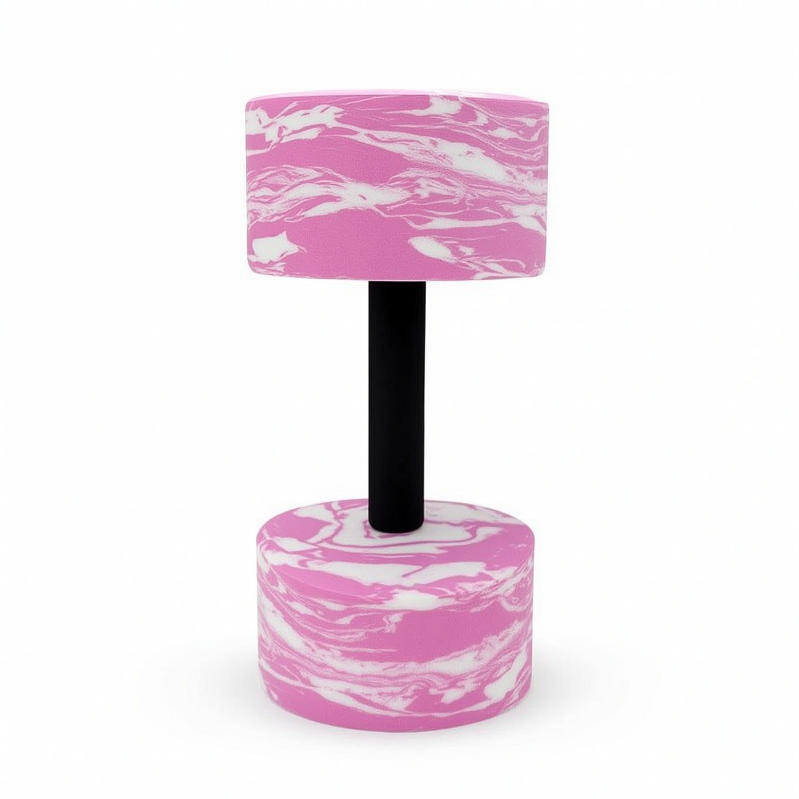 Water Dumbbell with Foam Weights EVA Foam Dumbbell Lightweight Aquatic Exercise Dumbbells for Swimmers, Fitness Enthusiasts, Rehabilitation Pink White Camo-image-17