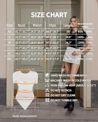 Image of MANGOPOP Women's Round Neck Short Sleeve Bodysuit T Shirts Basic Body Suit Tops