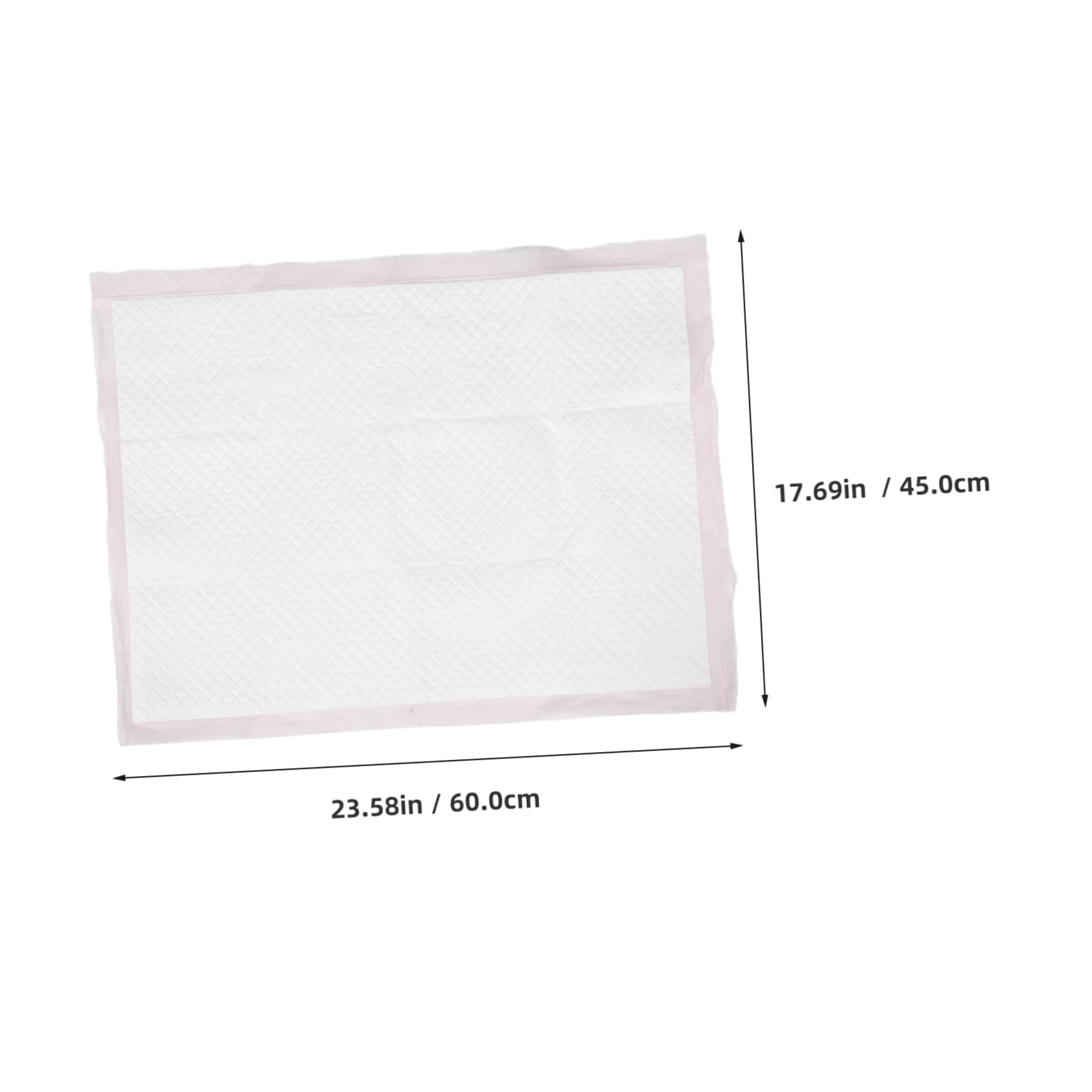 Almohadillas para Orina de Perro Absorbentes y Antifugas 50piezas | Pulp y Pvc, Diseño Grueso, Rosa, para Hogar y Viaje, Uso Versátil para Perros y Conejos