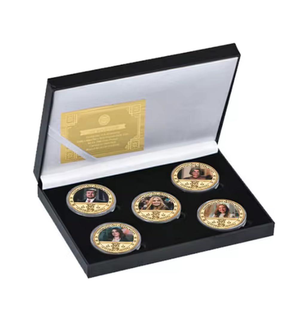 Monedas Conmemorativas del Reino De Holanda, Monedas Conmemorativas Chapadas En Oro, Monedas De Desafío, Regalo De Recuerdo, 5 Piezas/Juego