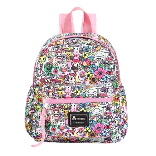 Tokidoki Mini mochila feminina, rosa, 27×10×26cm (10.63×3.94×10.24 inches)