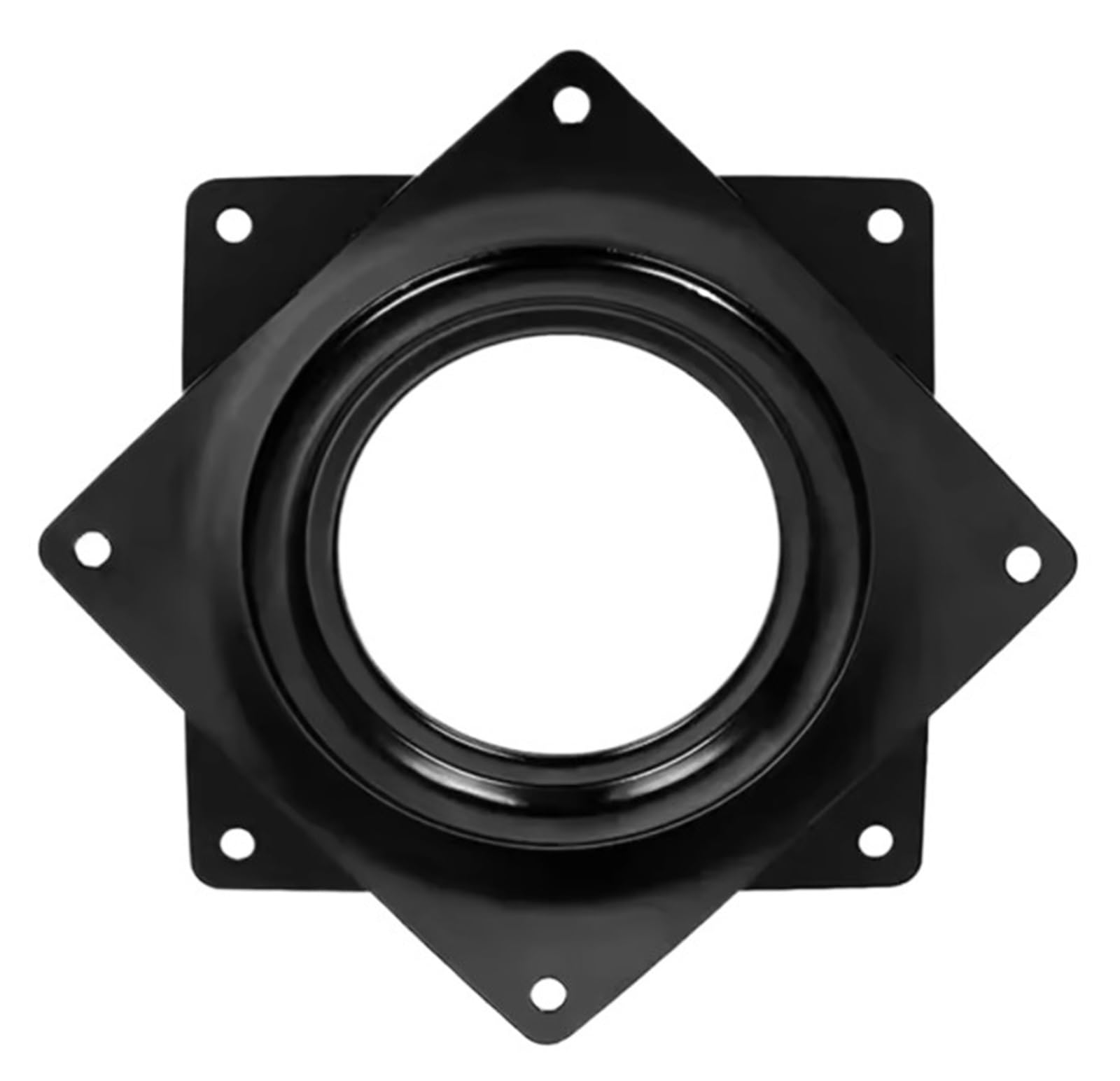 Hzomif Bar Stool Swivel Plates 6pcs 3/4/6 Inch 360 Degrees Swivel Plates Rotating Bearing Metal Rolling Bearing Turntable Display Standing Furniture(6 inch)