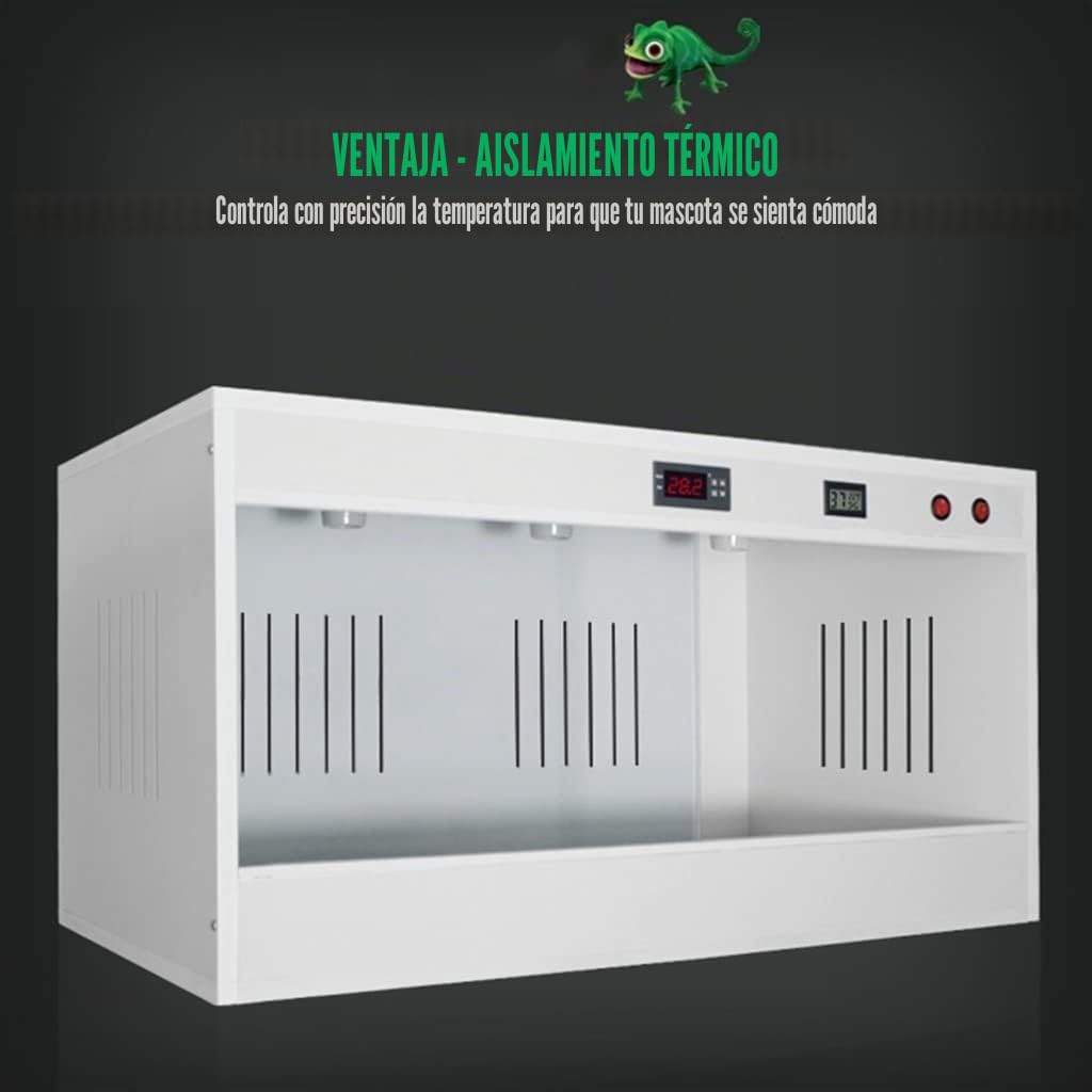 Terrario Grande para Reptiles, Alto Y Ancho, Tanque De Hábitat para Reptiles, Lagarto, Gecko, Tortuga, Pitón, Hábitat para Lagarto, Serpiente, Dragón Barbudo, Tortuga, Camaleón(Size:100x40x40cm)