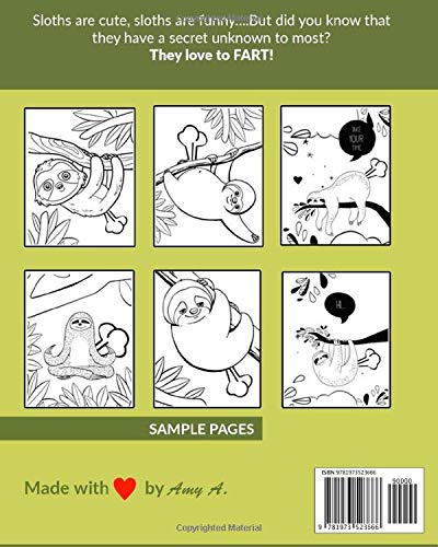 Slow Farts: A Hilarious Sloth Coloring Book for Adults and Kids - Image 2
