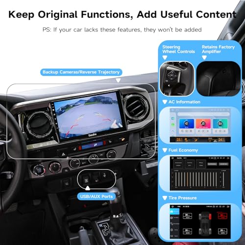 Dasaita 8GB+256GB Head Unit for Toyota Tacoma 2016-2023 - image 4