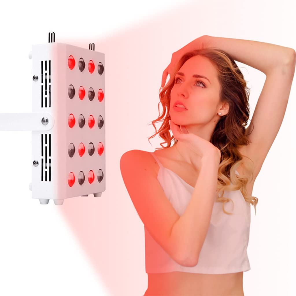 Dispositivo de Terapia de Luz Roja, Infrarrojo Rojo e Infrarrojo Cercano(660nm/ 850nm), Lámpara de Terapia de Luz LED, para Rostro, Cuerpo, Antienvejecimiento, Alivio del Dolor