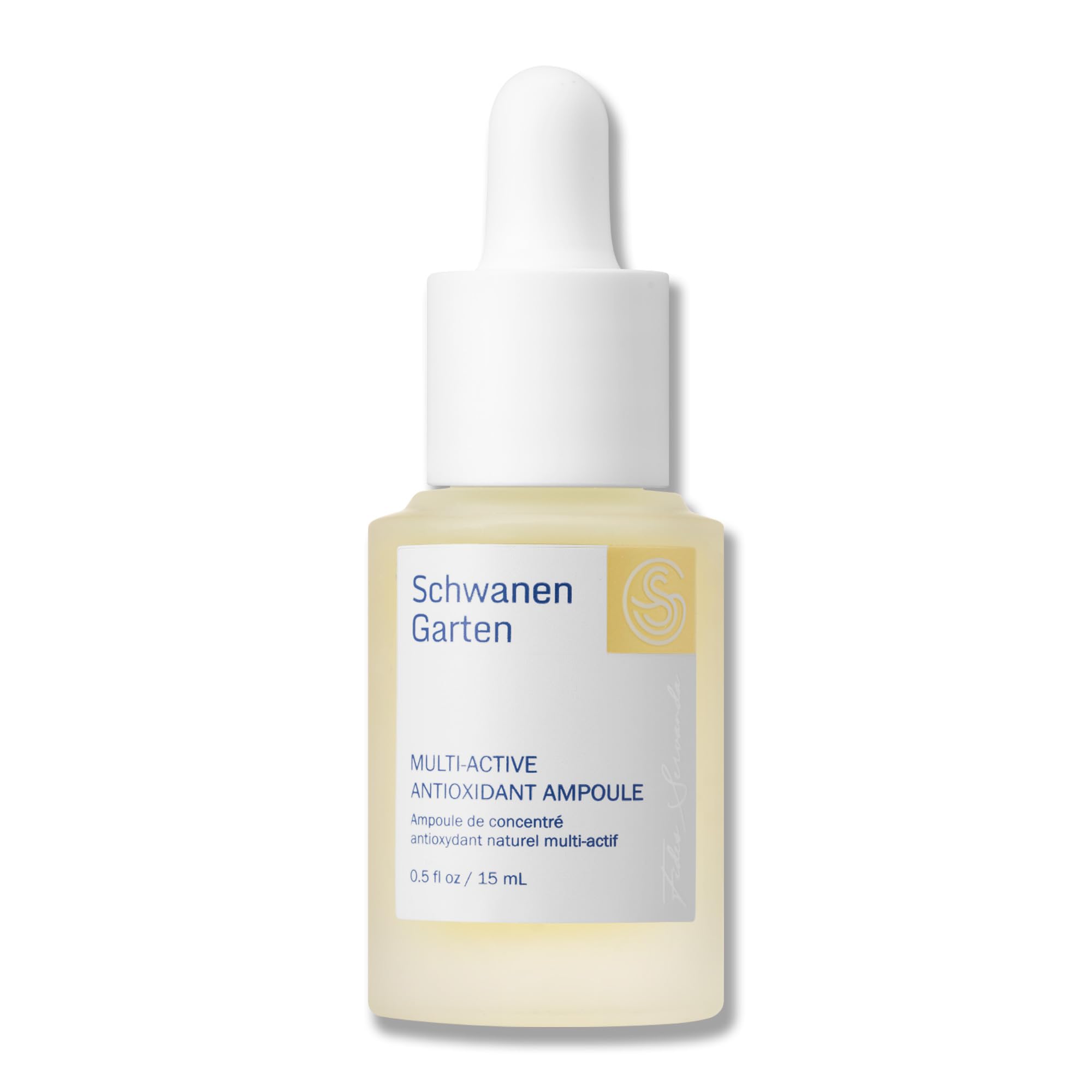Schwanen Garten Multi Active Antioxidant Ampoule 0.5 fl oz 15ml - Antioxidant booster Organically grown & Handpicked ingredients Vegan Korean skincare product thumbnail 2