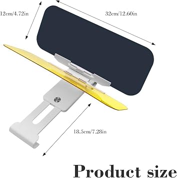 Day And Night Anti Glare Visor, Universal Fit Car Sun Visor Extender With Polarized Glare Protection