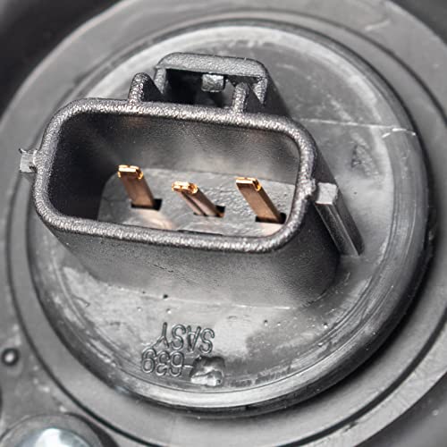 Image of TRQ 2 Piece Headlight Assembly Set Performance Halogen LED Halo Rings Black Bezel Driver & Passenger Side Compatible with Toyota Sequoia 2008-2017 Tundra 2007-2013 TO2502171 TO2503171