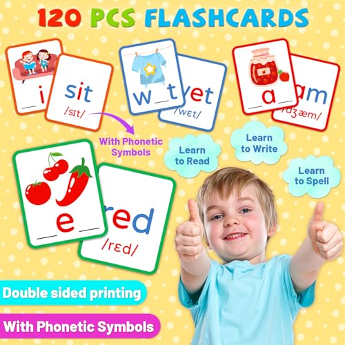 Save 50% on CVC Word Games Spelling Flash Cards for Kids - Image 4