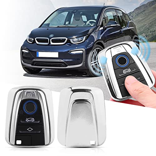 YEE PIN Carcasa para llave compatible con BMW i3 i8, llavero de silicona TPU Cover
