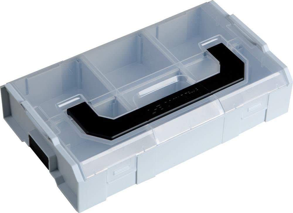 SORTIMO Systembox L-BOXX Mini Anthrazit Deckel Transparent 14 Stück