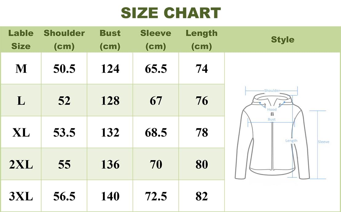 PADOLA Veste Homme mi Saison Veste de Pluie Homme Coupe Vent imperméable Blousons Printemps été Softshell Camouflage Legere Manteau Automne Hiver
