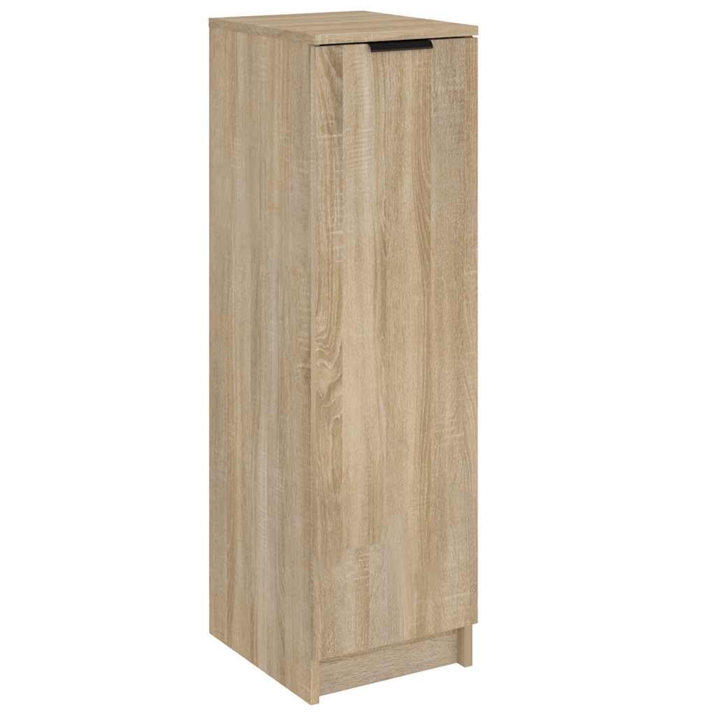 vidaXL Shoe Cabinet Hallway Living Room Furniture Shoe Storage Rack Organiser Cupboard Shelf Stand Holder Storage Unit Sonoma Oak Engineered Wood