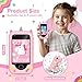 Lapare Kids Smart Phone for Girls, Christmas Birthday Gifts for Girls Age 3-10,Kids Toys Cell Phone, Toddler Learning Play Toy Phone with Dual Camera, Game, Music Player and More (32G)