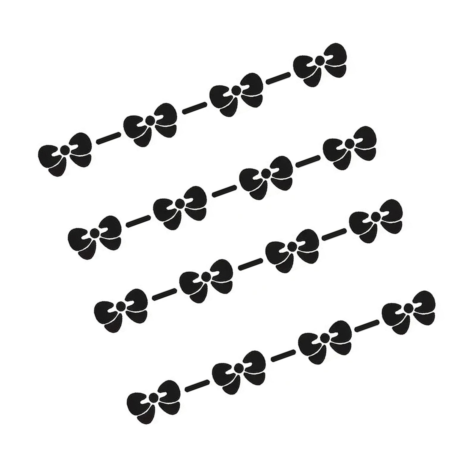 BWANGIAO Eye Catching Elegant Bowknot Car Mirroring Decoration Sticker Decals Accessory For Vehicle Window Body Decoration 4pieces
