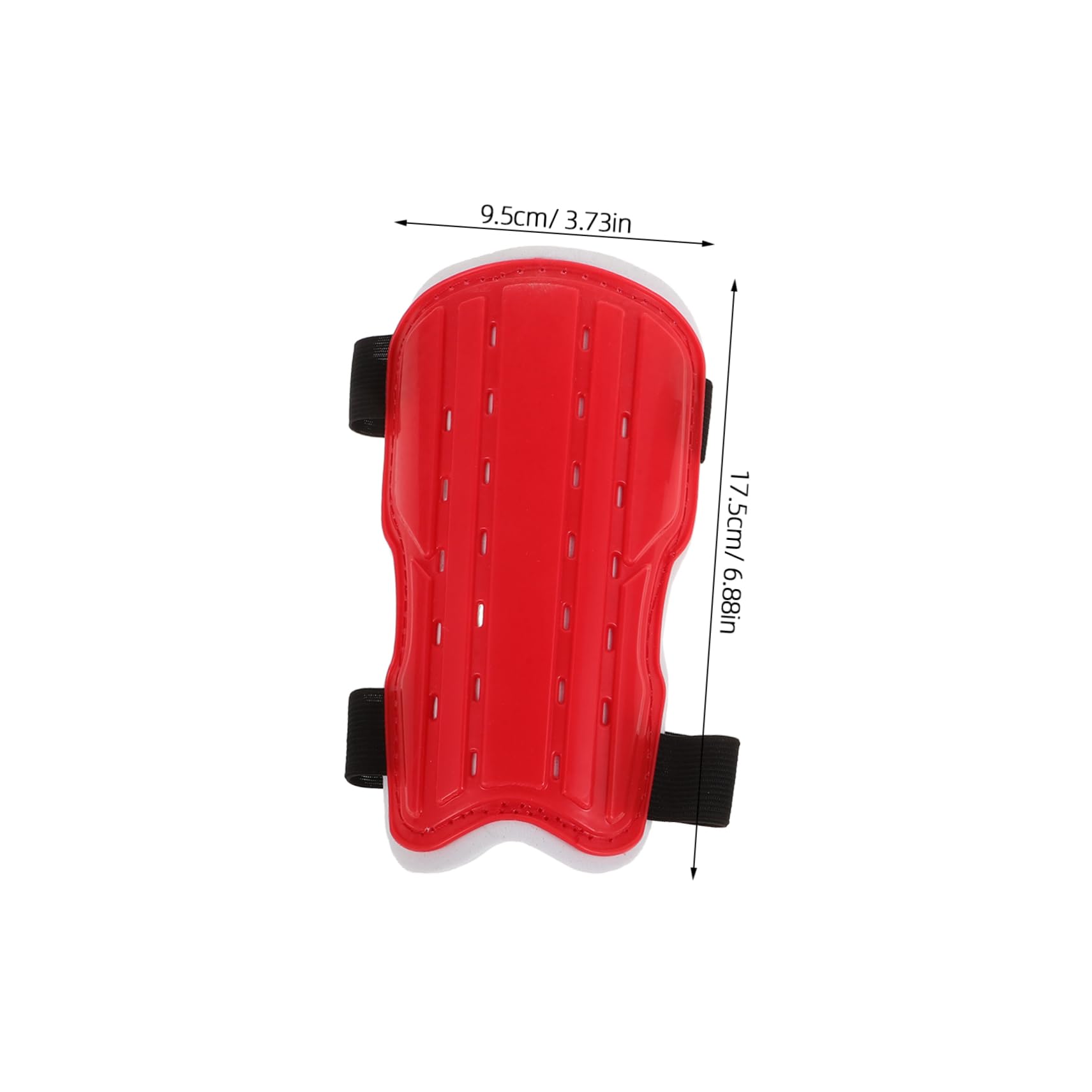 HANABASS 1 Pair Teen Football Shin Guards Soccer Shin Protectors Light Weight Breathable Design