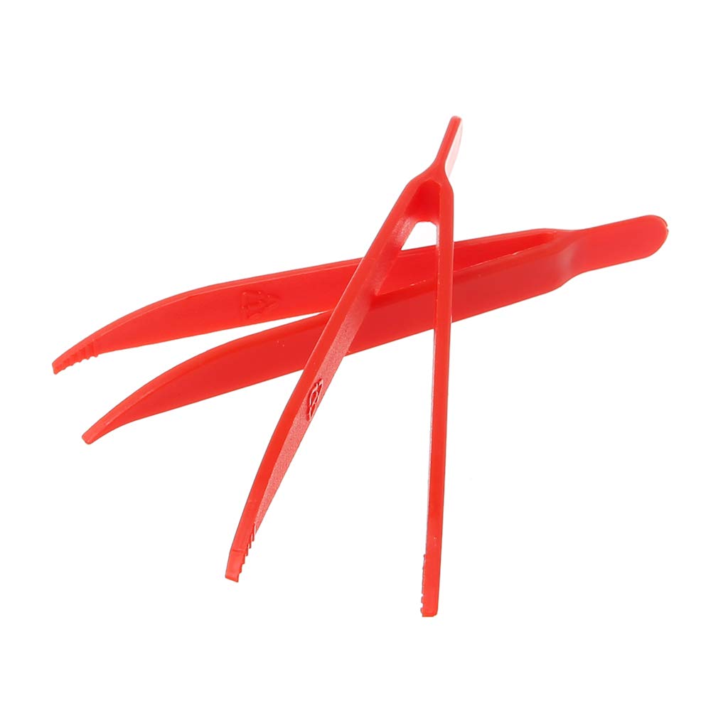 2 Pinzette Antistatiche In Plastica - Resistente Al Calore, Acidi E Alcali, Per Elettronica