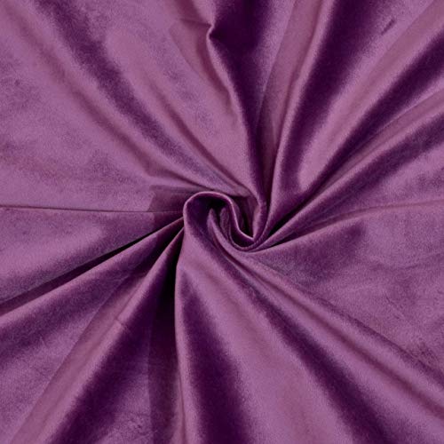 Image of High Sofa Quality Velvet Grommet Room Darkening Eyelet Long Door Curtains | Curtains for Living Room - Set of 2 Pieces (9 Feet, Purple)