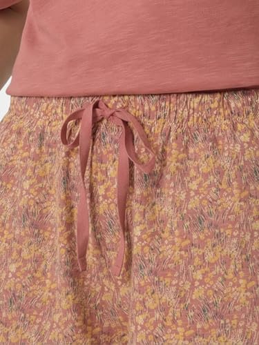 Image of Enamor Drawstring Mid Thigh Length Mid Rise Basic Shorts - Relaxed Fit, Super Soft Cotton - E062