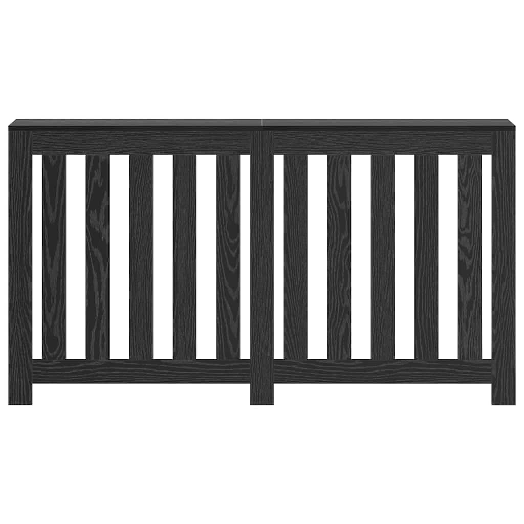 Cache Radiateur, Couvre Chauffage Couverture Radiateur Cache-Radiateur Chêne noir 149 x 20 x 82 cm