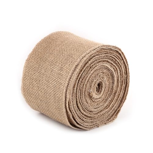 Chemin de table en toile de jute naturelle de 30cm pour décoration de mariage