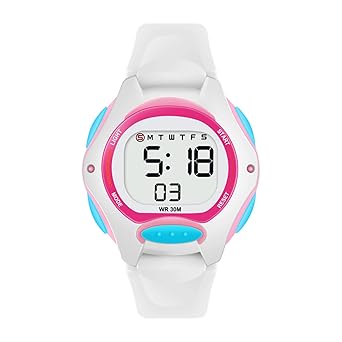 Time Up Digital Dial 2022 Arrival with Alarm,Stopwatch, Night Light & Waterproof Watch for Boys & Girls (Age:5-12 Years)-DET07L-X