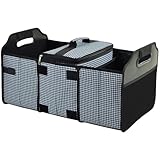 Picnic at Ascot 3 Section Folding Trunk Organizer- with Removable Cooler-...