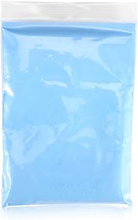 Polvo fluorescente 100G, 4 colores de pintura Diy Graffiti Pigmento Polvo luminoso para la decoración Caja del teléfono Camisetas Nail Art Glow In Dark(azul)