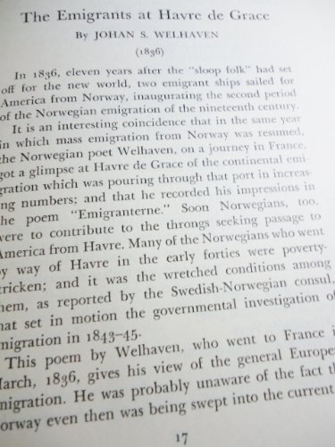 Norwegian Emigrant Songs and Ballads      Hardcover – January 1, 1936