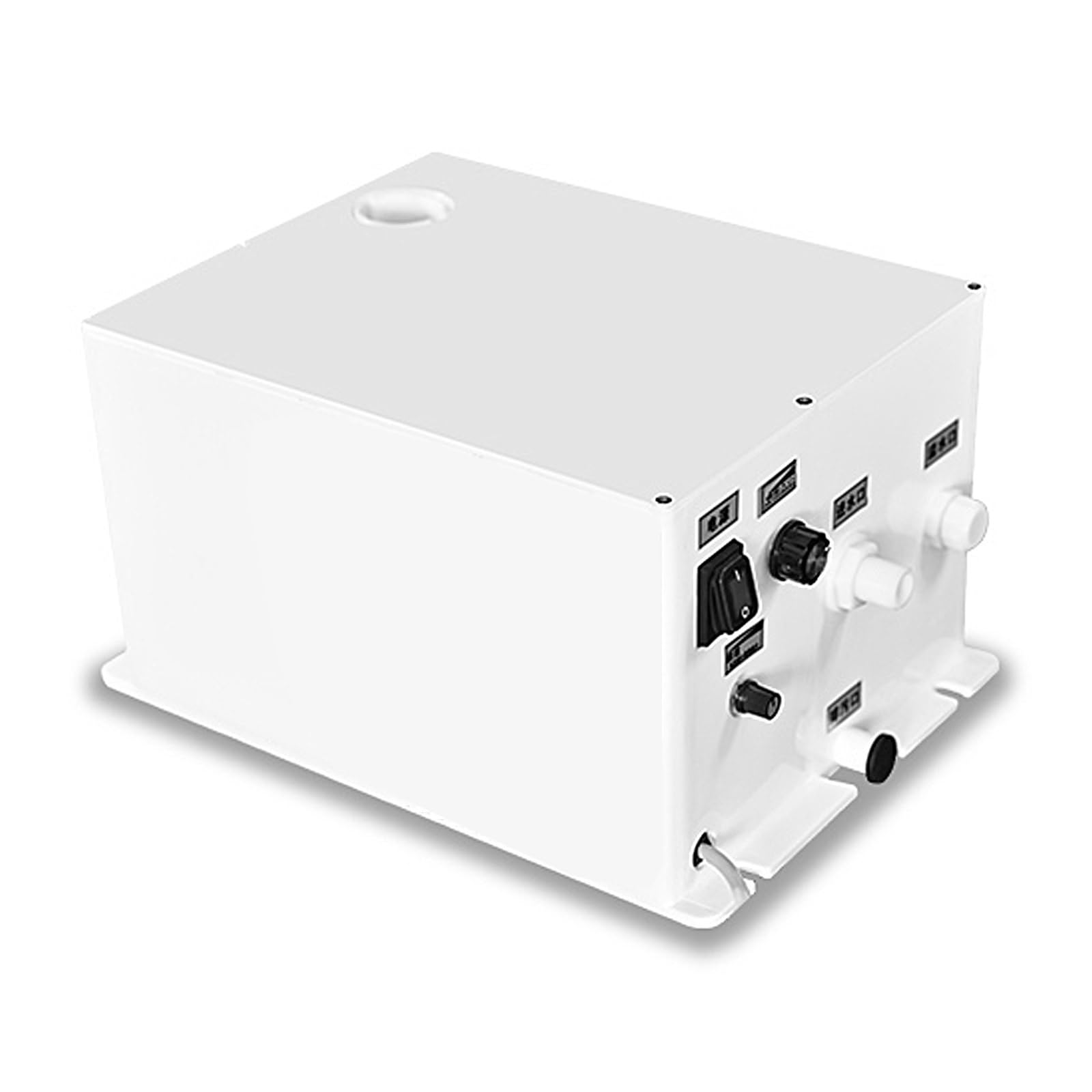 Humidificador de Airea Ultrasónico, 3.5L Humidificador de Acero Inoxidable con Doble Salida de Vapors, Partículas Atomizadas de 3-5nm para Comercial Industrial(37 * 26.5 * 20cm (180W))