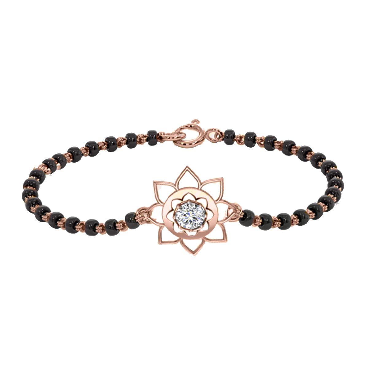 18K Rose Gold Diamond Bracelet for Women