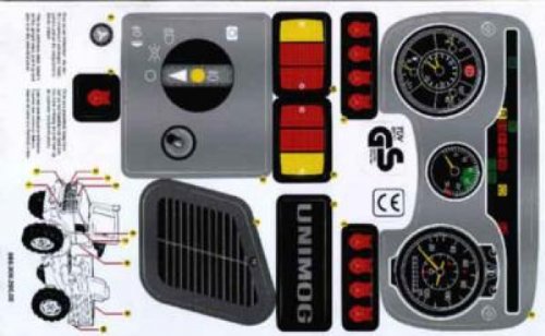 Aufklebersatz für Feuerwehr Unimog