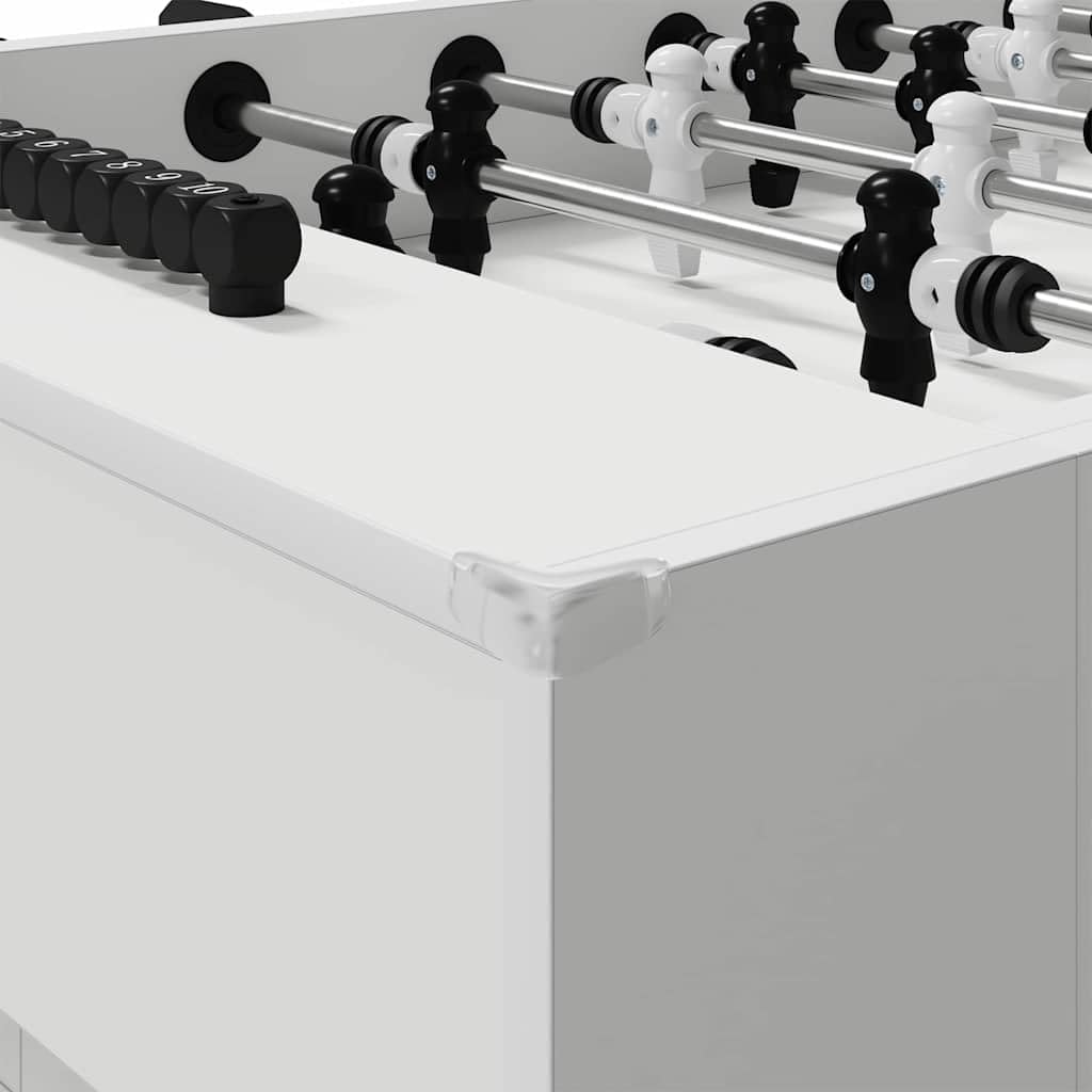 Generico Tavolo da Foosball Bianco Legno Multistrato