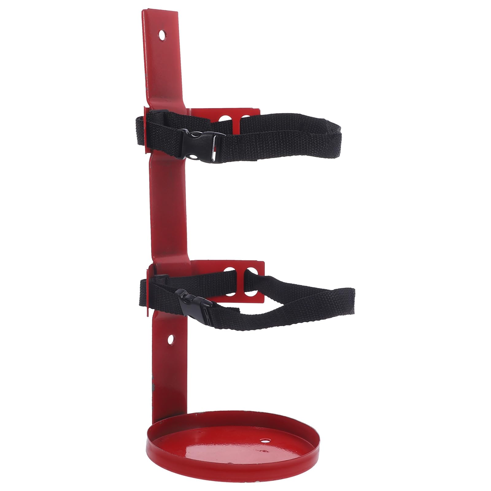LABRIMP Soporte para Extintor de Hierro de 14 Pulgadas Orificios Ajustables para Montaje en Pared en Hogar y Automóvil