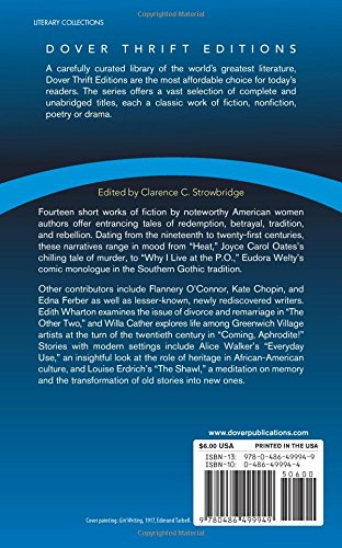 Short Story Masterpieces By American Women Writers (Dover Thrift Editions: Short Stories) #TOP10