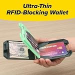 Slim Mint Ultra-Thin RFID-Blocking Portefeuille, AS-SEEN-ON-TV, ID Protection contre le vol, facile à transporter, Atteindre les cartes & Argent avec une touche de bouton, aluminium extérieur Shell, résistant à la broussaille