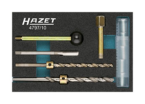 Kit de réparation filetage HAZET 4797/10 pour atelier mécanique et garage