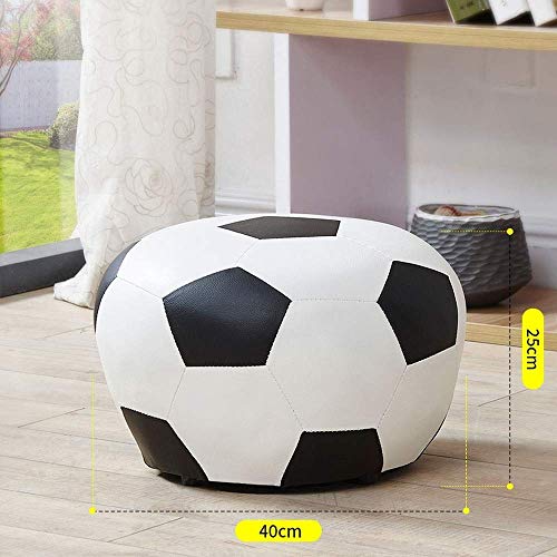 Htllt Practical Stool Children Children Football Sofa And Stool Sports Theme Children's Play Room Fanatic Footrest Faux Leather Shoe Bench #TOP6