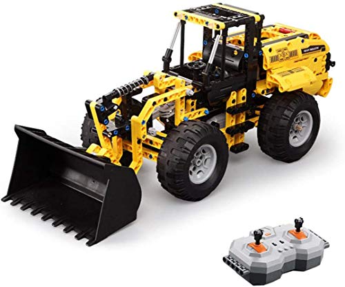 LAKIOMZ Technic Loader Bausteine, 2.4G 4CH Fernbedienung Radlader Truck, Bausätze Kompatibel mit Lego Technic - 491… – Bild 3