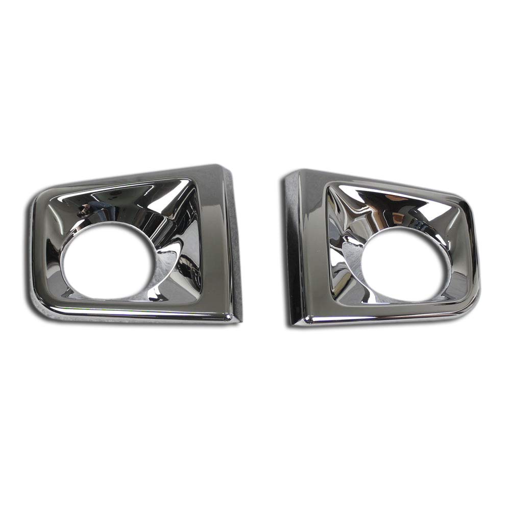 Beautost Fit for Toyota Tacoma 2015-2019 Chrome Front Fog Light Lamp Cover Trims