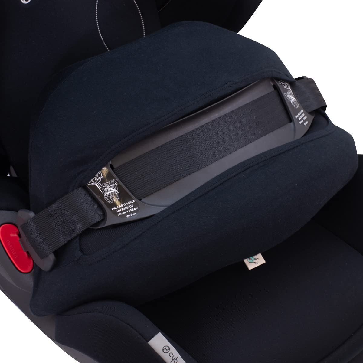JYOKO KIDS Housse de Accessoire pour siège auto bébé en coton compatible avec Cybex Pallas G I-SIZE (Accessoire Pallas G, BLACK SERIES)