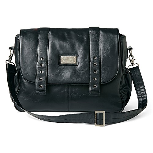 Wendy Bellissimo Black Messenger Diaper Bag