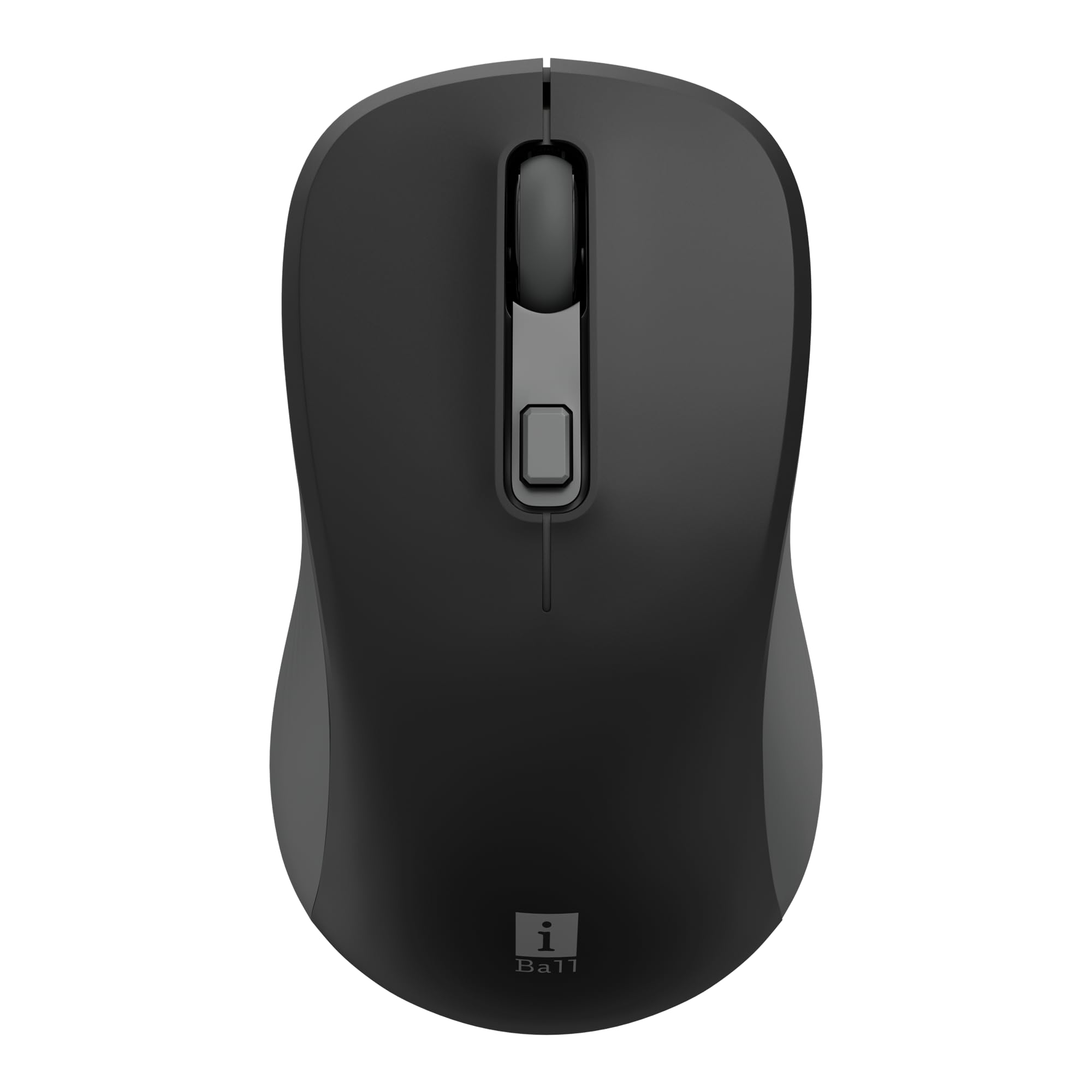 iBall Wireless Mouse, Dual Mode 2.4GHz + BT, Up to 1600 DPI, 4 Buttons, Type-C Rechargeable, Ambidextrous Design, Auto Sleep, High Precision Tracking (GLIDR S290, Black)-image-3