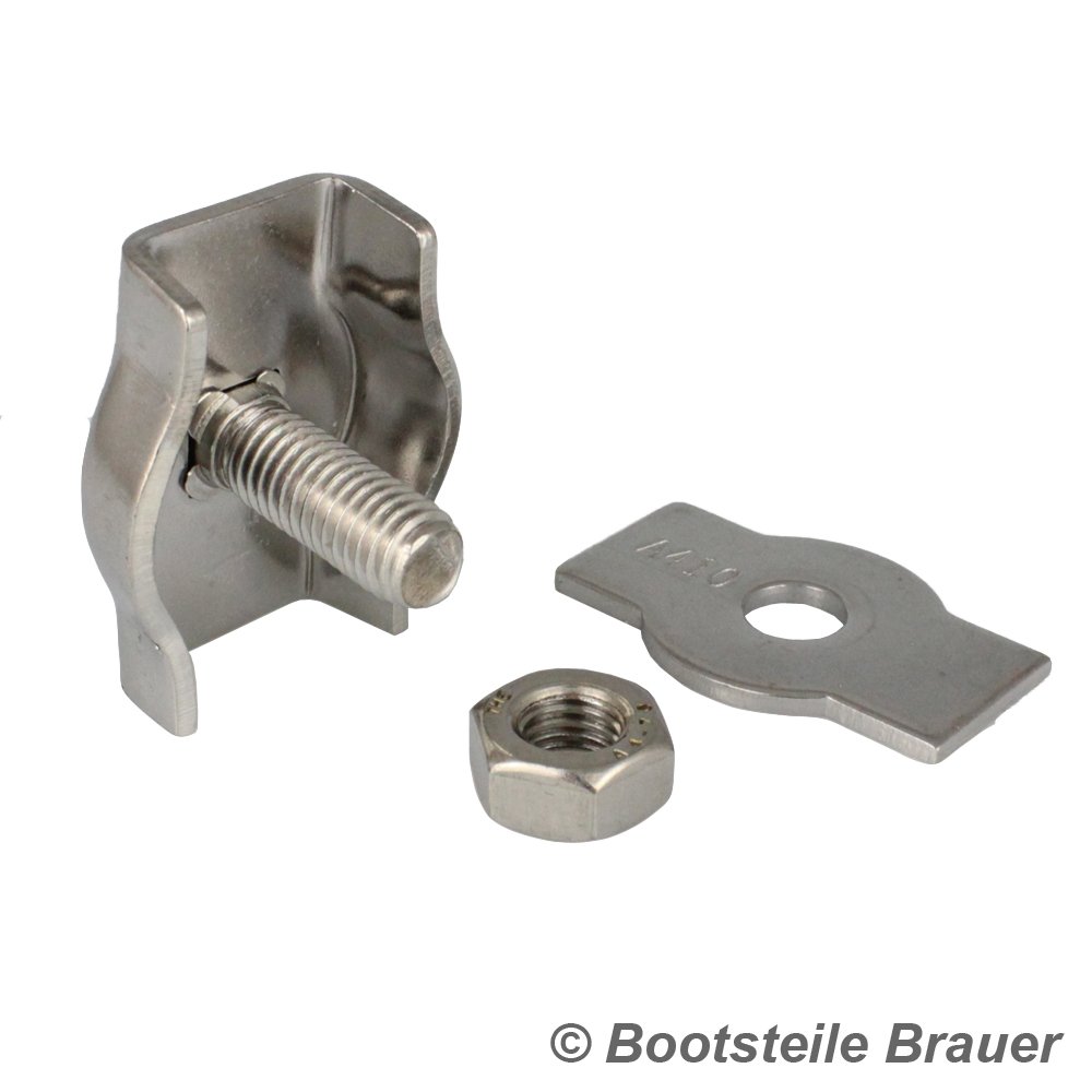 SIMPLEX Drahtseilklemmen 2-10 mm - Edelstahl A4