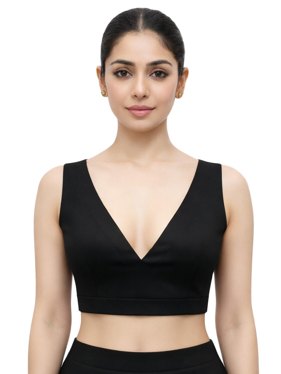 thevasa Women's Divine Depth Sleeveless Blouse-picture-2