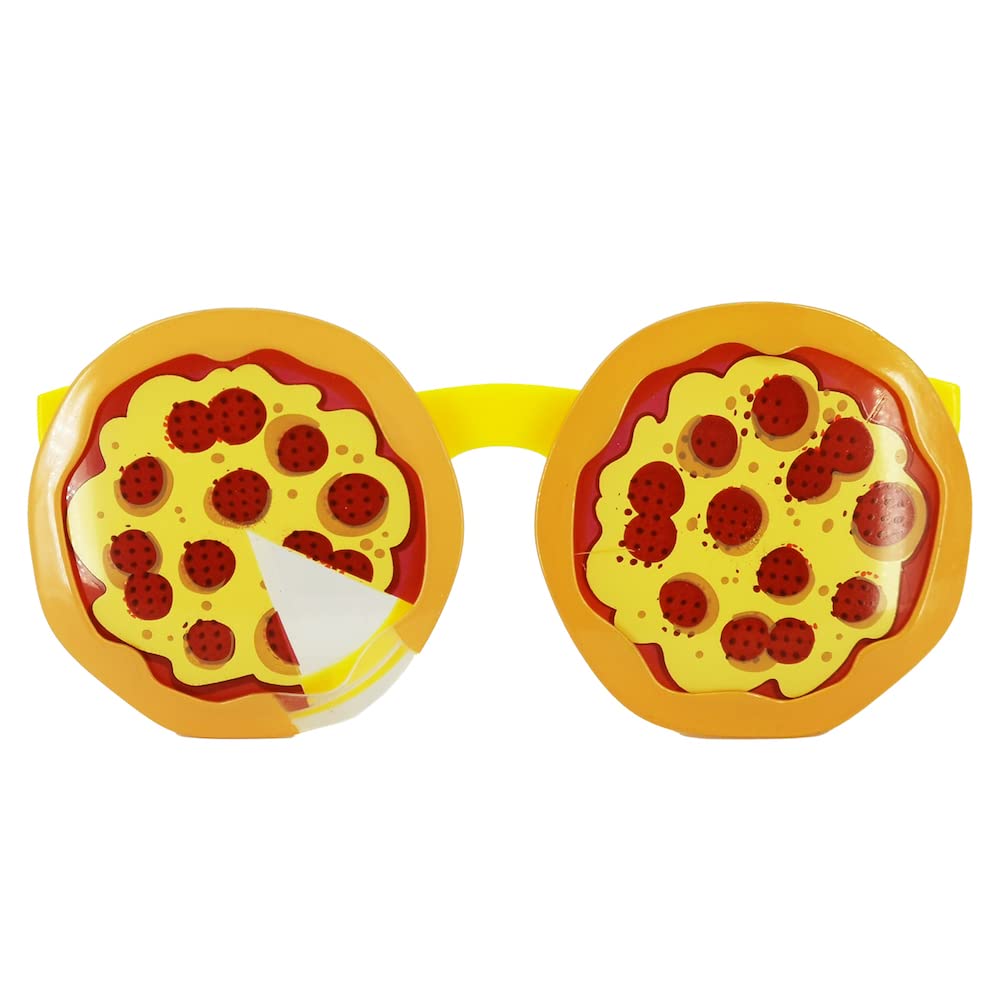 Pohotobooth Props Ltd Hilarious Pizza Sunglasses With Flip Up Lens