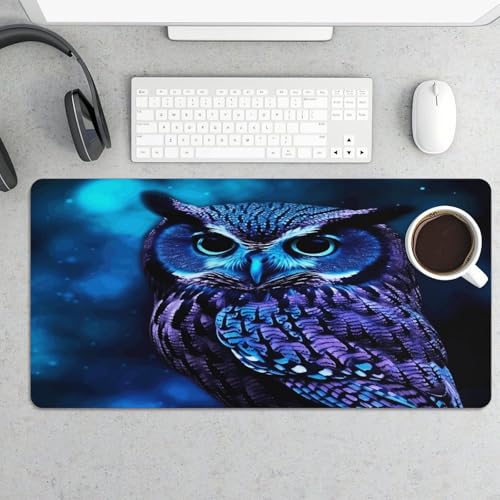 Blue Owl Desk Pad con Base de Goma Tamaño Grande miniatura 5